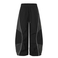 American Stitching Wide-Leg Match Pants for Men