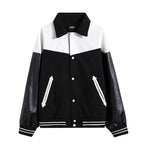 Baseball Uniform Jacket Trend for Men with Lapel Collar and Pockets