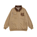 Color Matching Lapel Jacket for Men Leisure Wear