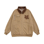 Color Matching Lapel Jacket for Men Leisure Wear
