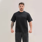 Drop-Shoulder Oversized Extra-Large T-Shirt For Men