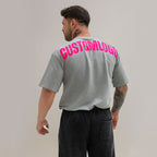 Drop-Shoulder Oversized Extra-Large T-Shirt For Men