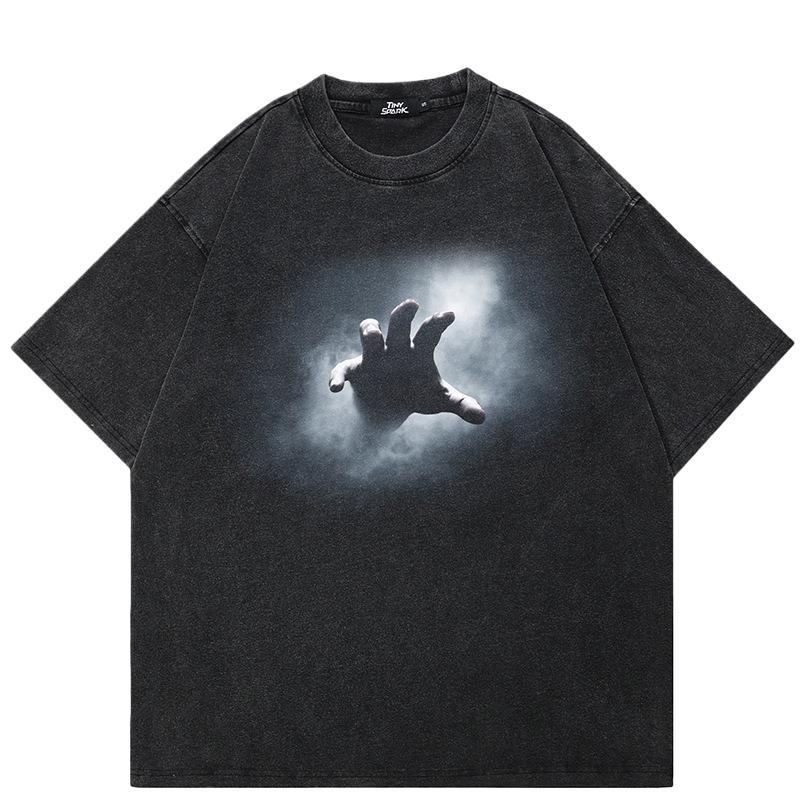 Hip Hop Streetwear Oversized Cotton T-Shirt for Men
