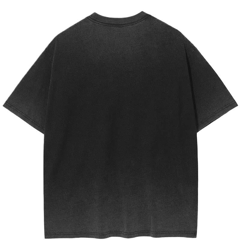Hip Hop Streetwear Oversized Cotton T-Shirt for Men