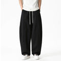 Japanese Style Minimalist Wide-Leg Pants for Men