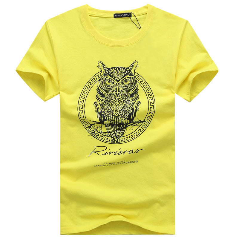 Large Size Korean Fashion Short-Sleeved T-Shirt for Men
