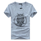 Large Size Korean Fashion Short-Sleeved T-Shirt for Men