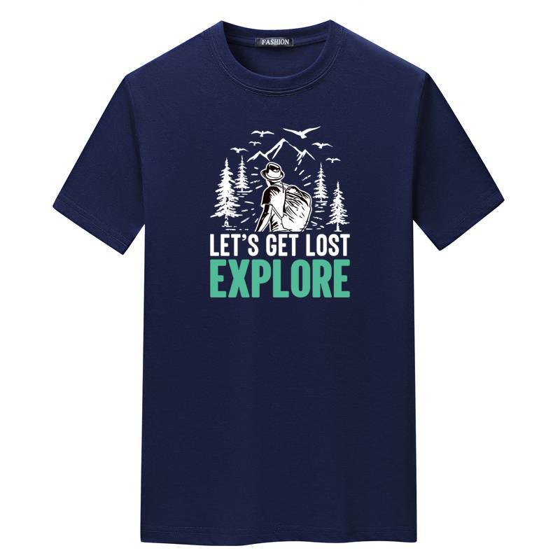 Large Size Loose Short-Sleeved T-Shirt for Men