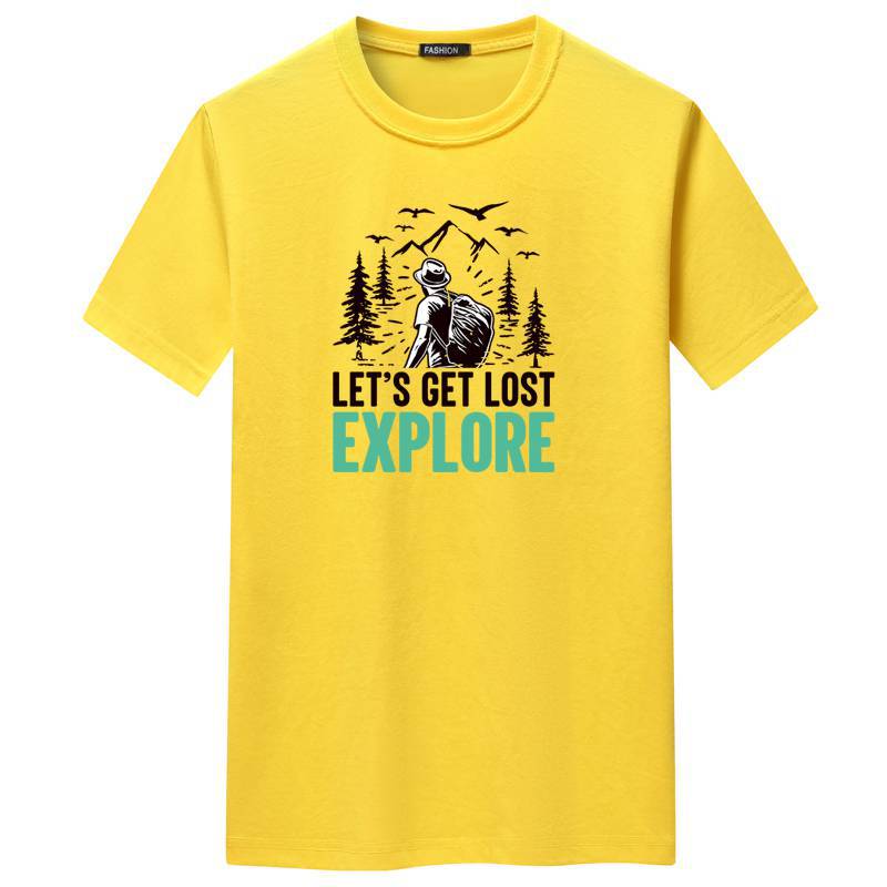 Large Size Loose Short-Sleeved T-Shirt for Men