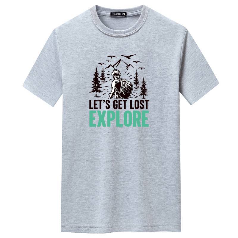 Large Size Loose Short-Sleeved T-Shirt for Men