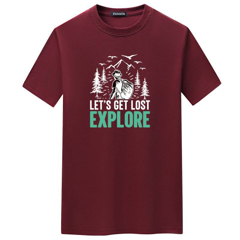 Large Size Loose Short-Sleeved T-Shirt for Men