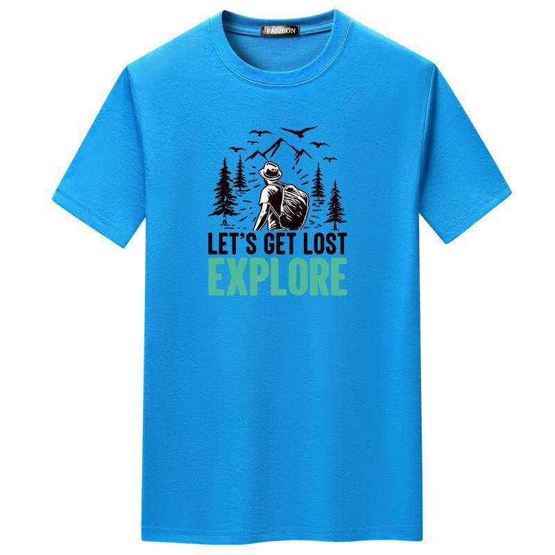 Large Size Loose Short-Sleeved T-Shirt for Men