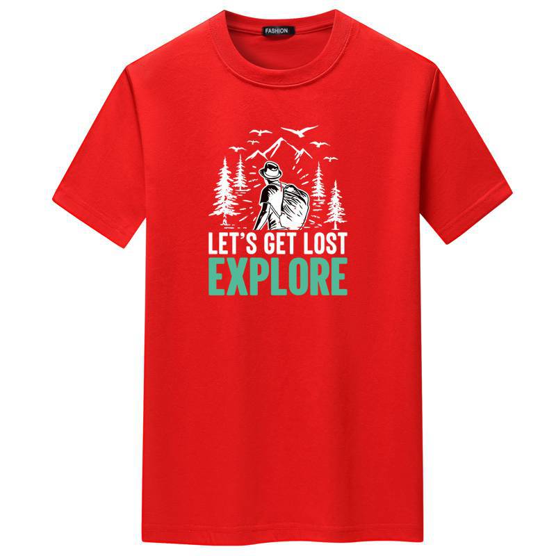Large Size Loose Short-Sleeved T-Shirt for Men