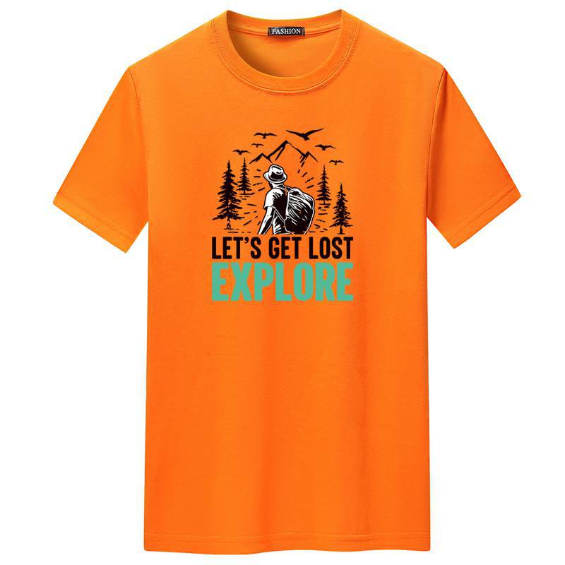 Large Size Loose Short-Sleeved T-Shirt for Men
