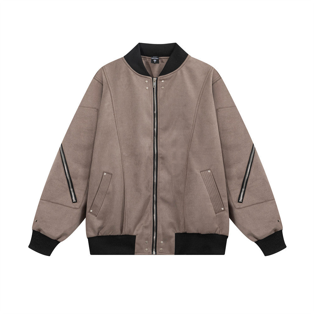 Thick Baseball Uniform Jacket for Men Leisurewear