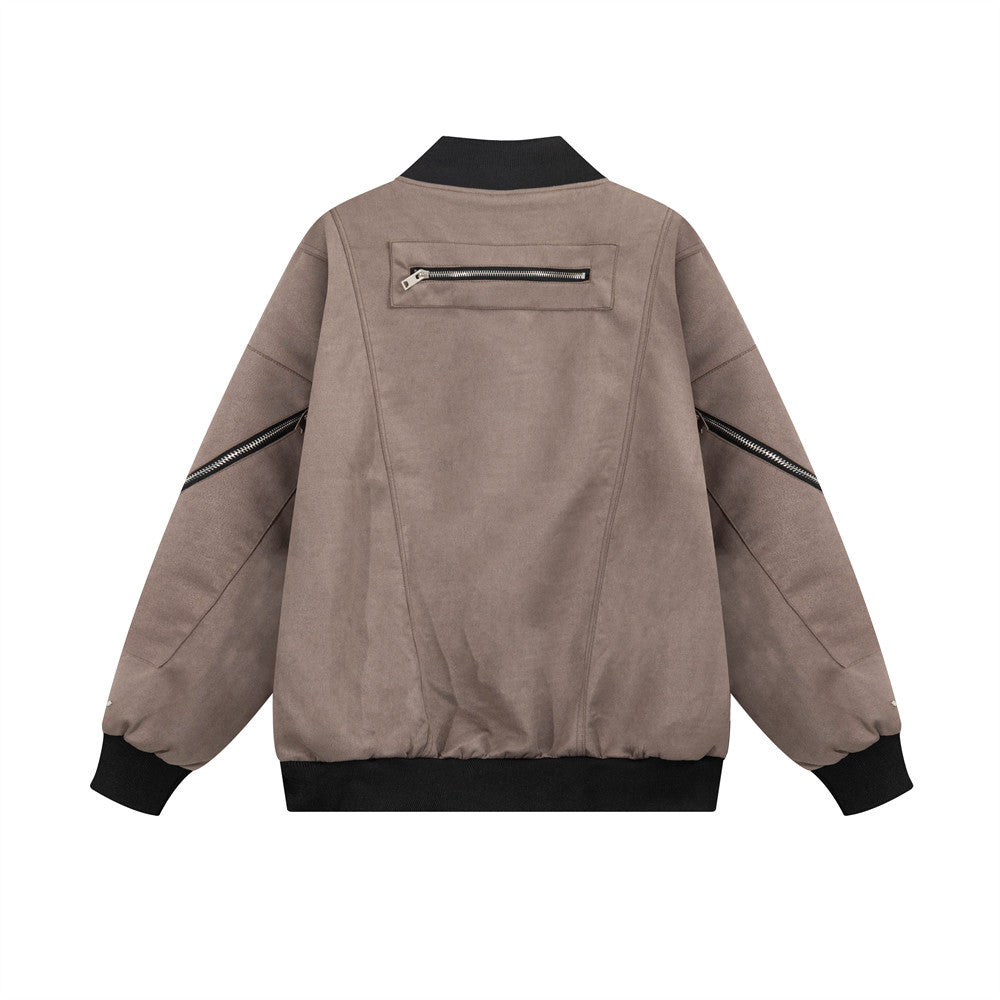 Thick Baseball Uniform Jacket for Men Leisurewear